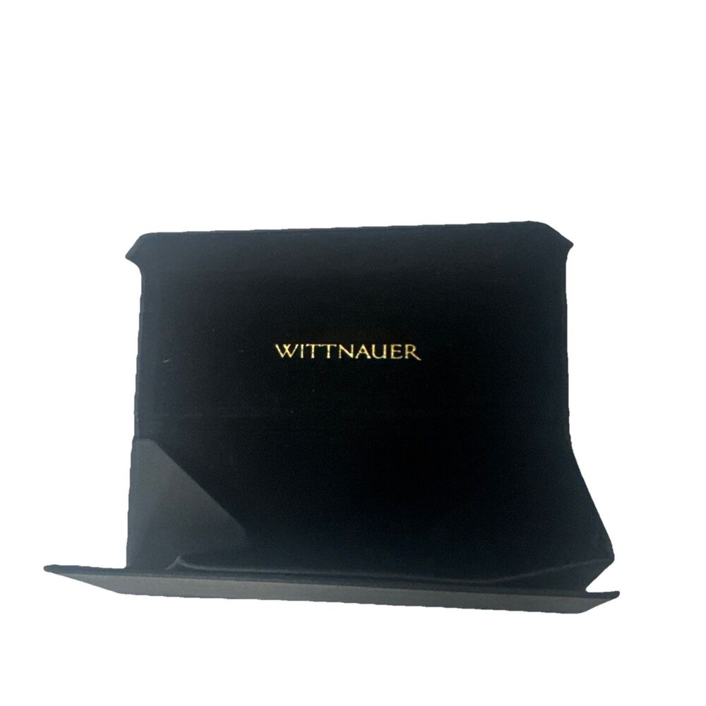 WITTNAUER Black Folding Magnetic Eyeglass Case